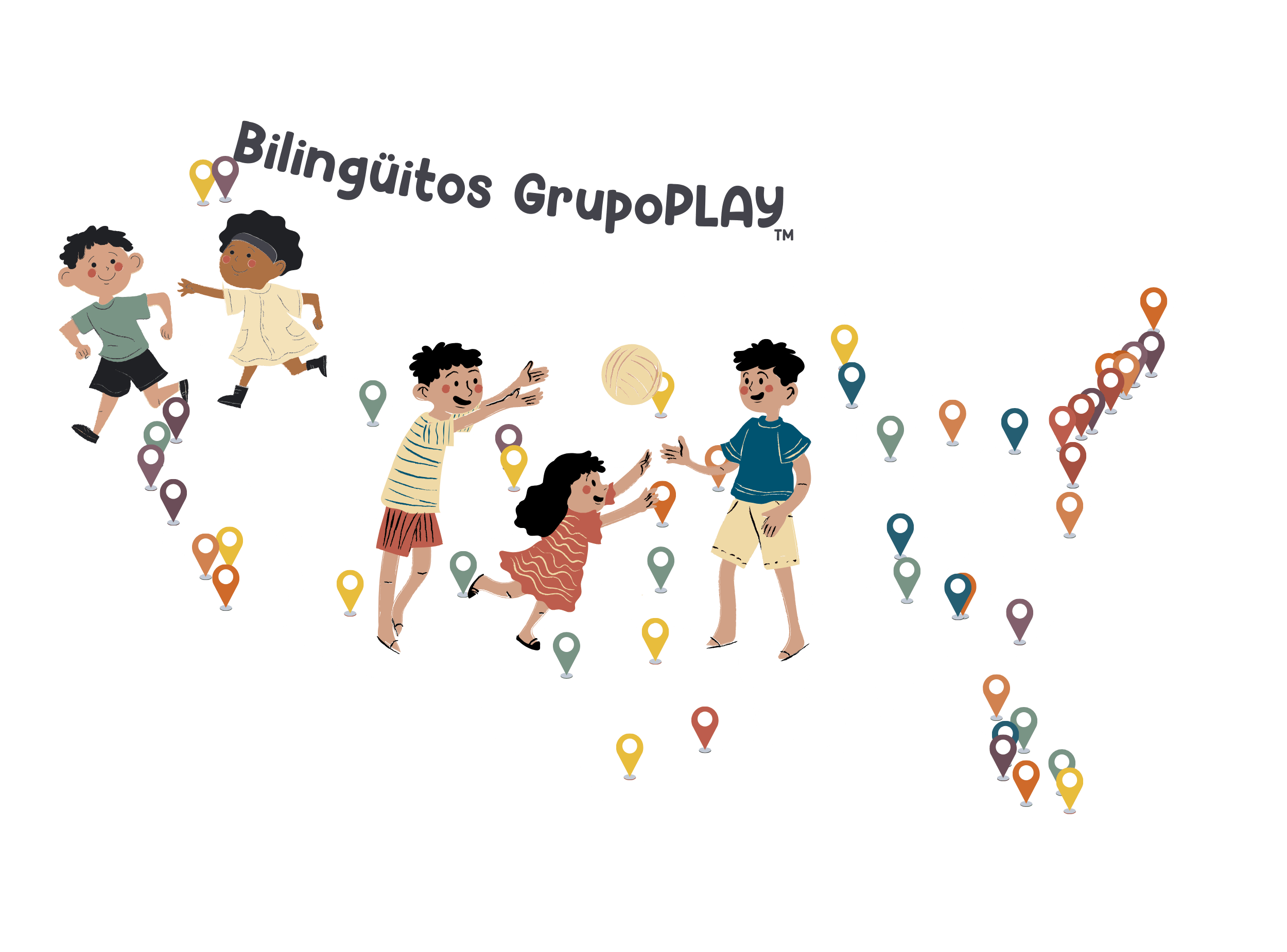 map showing grupoplay locations