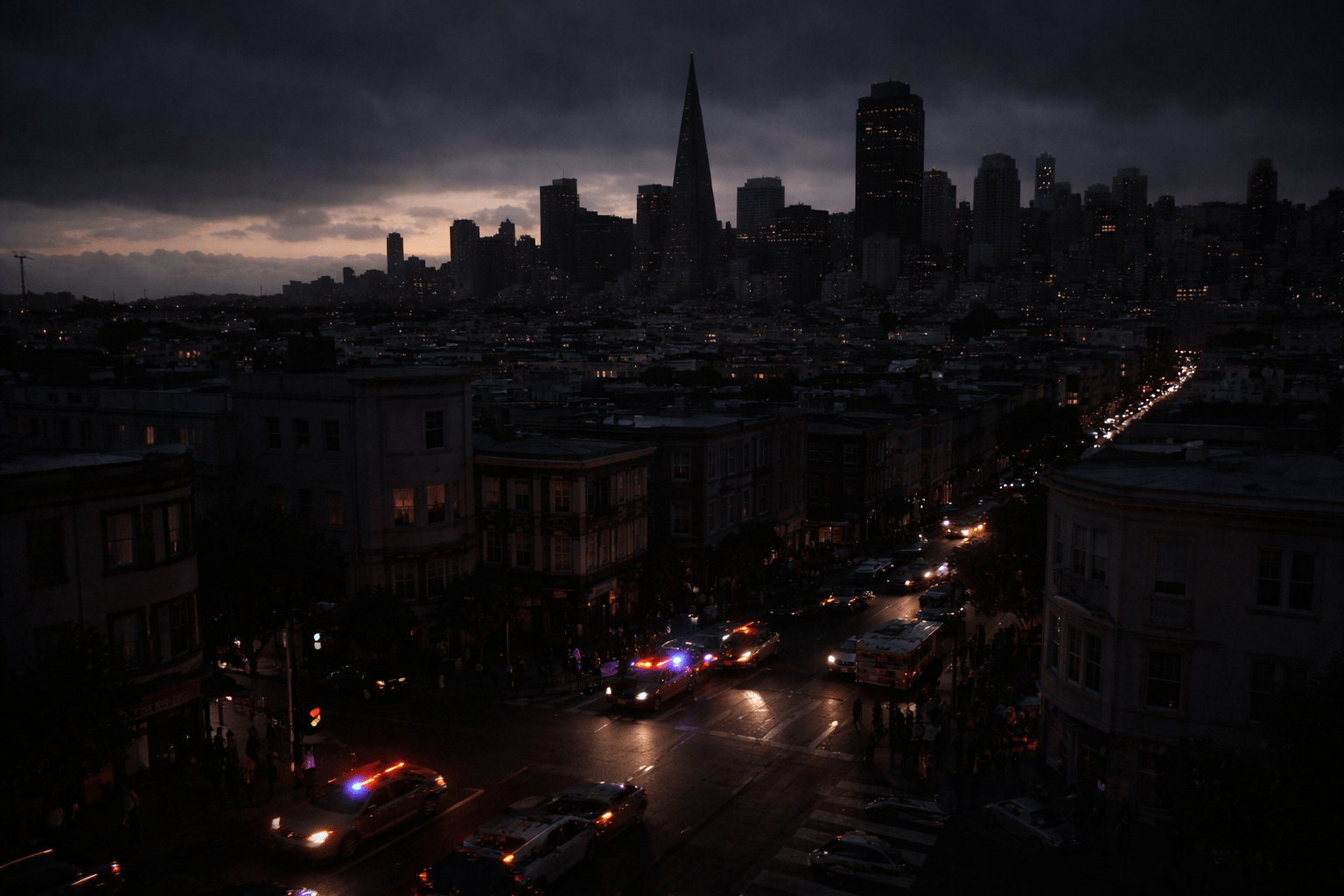 San Francisco Power Outage Bilingva