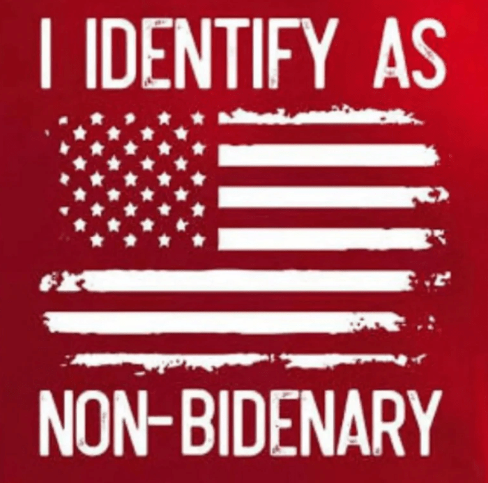 Identify As Non-Bidenary