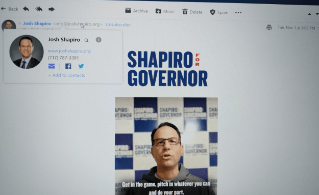 Shapiro Using AG Phone Number On Political Ads 