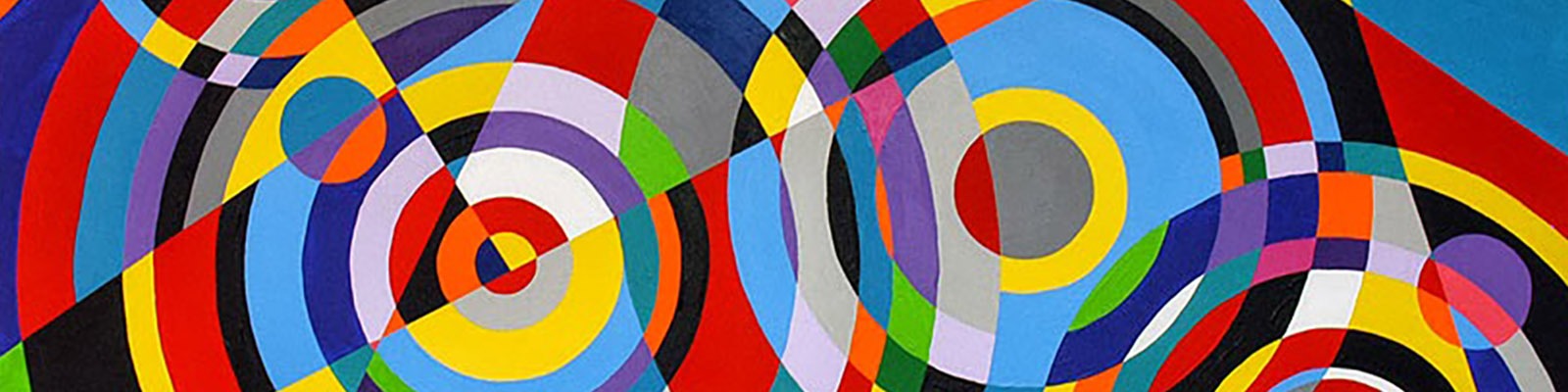 A series of abstract wheels arranged like targets is a metaphor for the complex dynamics of executive coaching