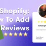 How To Add Reviews To Your Shopify Store (No Coding Skills Required ...