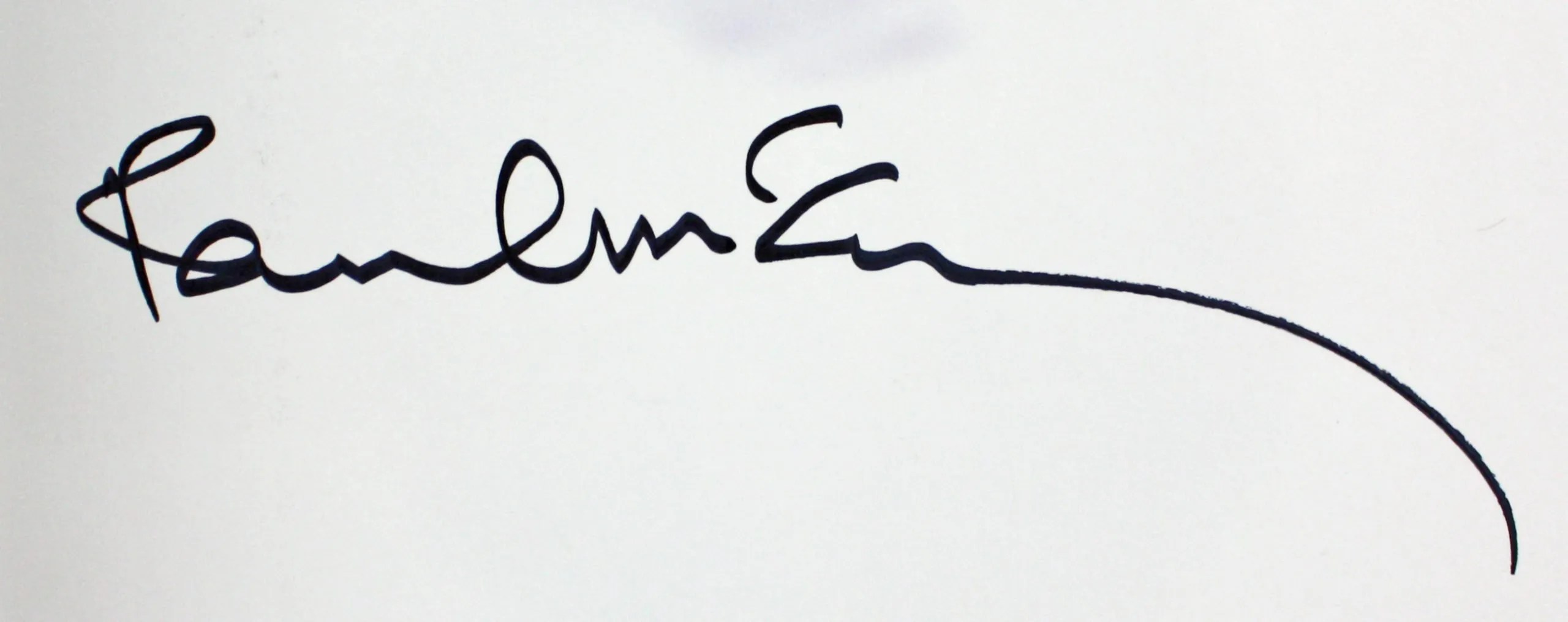 Paul McCartney Sig