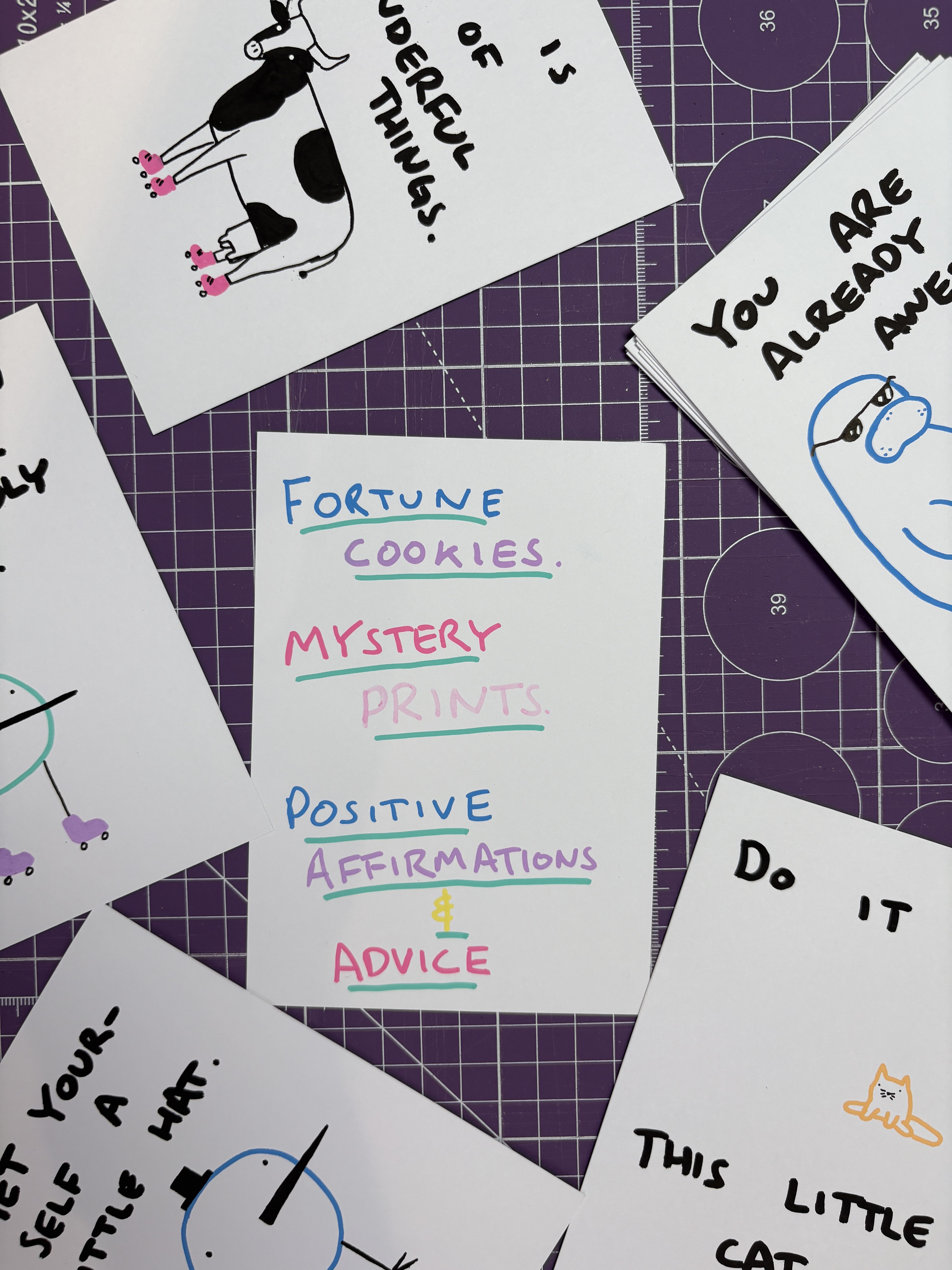 Fortune Cookies - Mystery Drawings