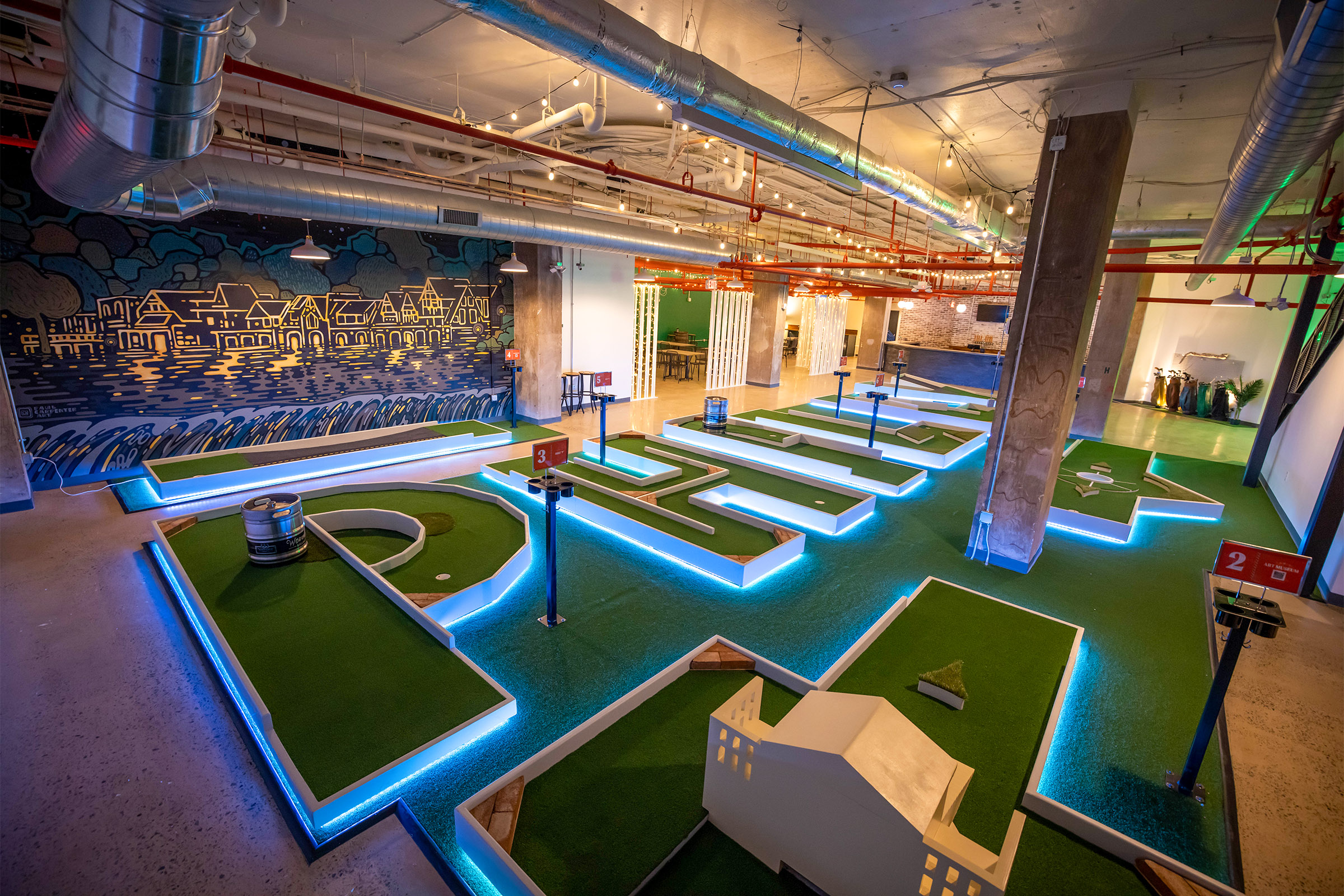 Mini golf bars take off in Philadelphia as putting with booze