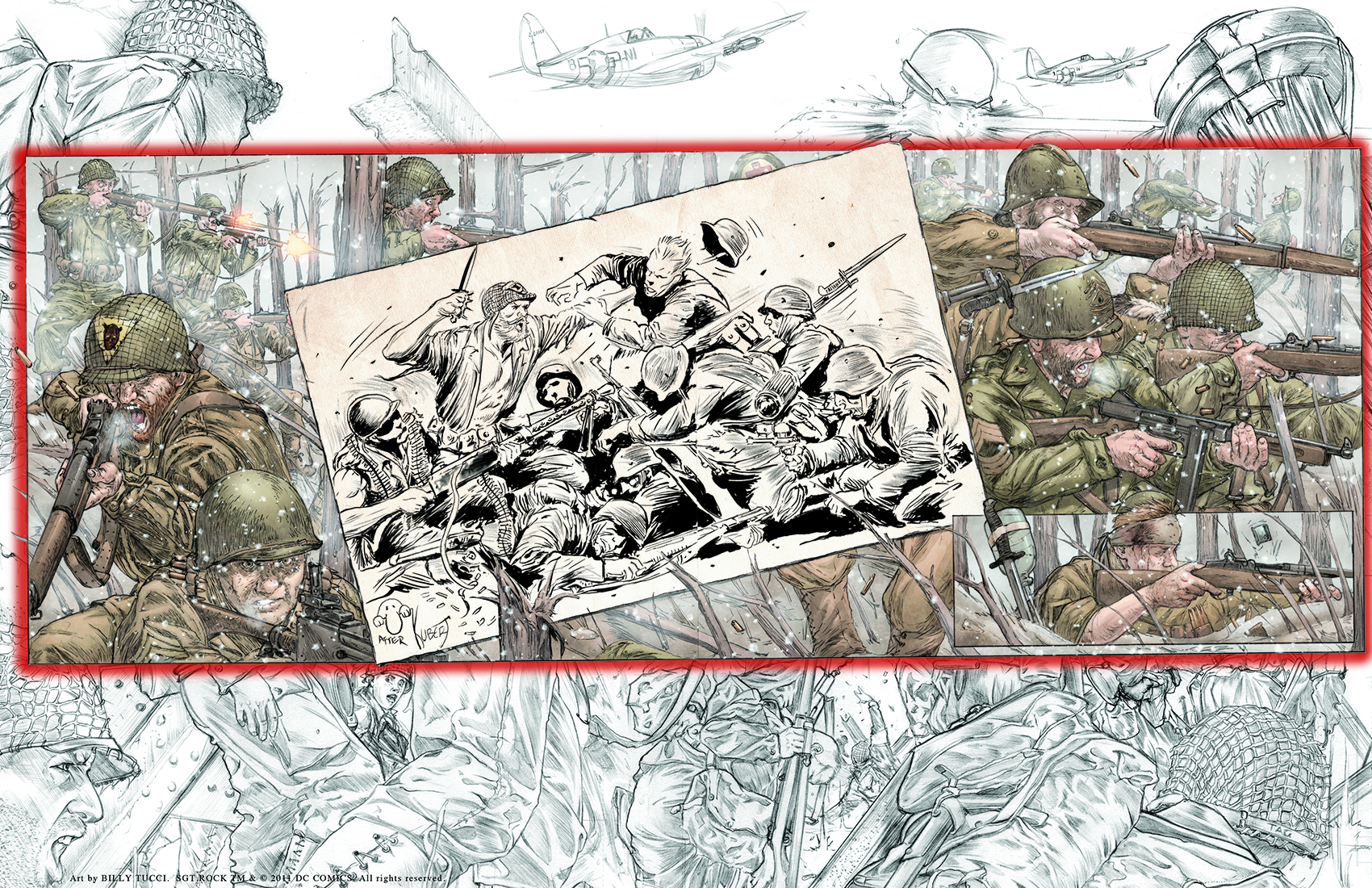 SGT ROCK COMBAT_LITHO