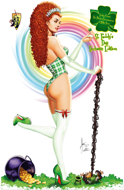 LUCKY CLOVER: ALL NEW PRIVATE COMMISSIONS OF BILLY TUCCI - ST. PATRICK’S DAY EXCLUSIVE METAL EDITION 