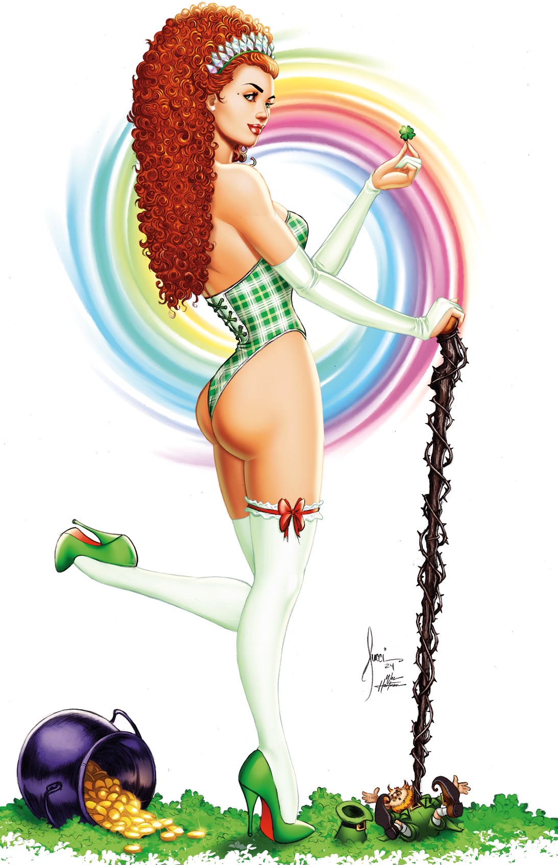 LUCKY CLOVER PRINT
