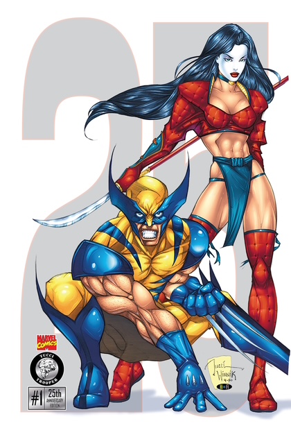 WOLVERINE/SHI #1 SILVER FOIL VARIANT 25th ANNIVERSARY SPECIAL – “25” Silver Foil Edition: PRESALE