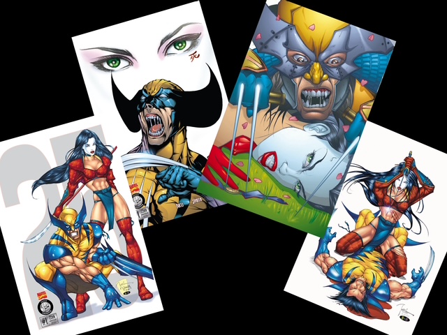 Collection of SHI/Wolverine Billy Tucci Art Prints PRESALE