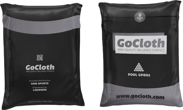 Billardtuch GoCloth, Pool GP801 Grey