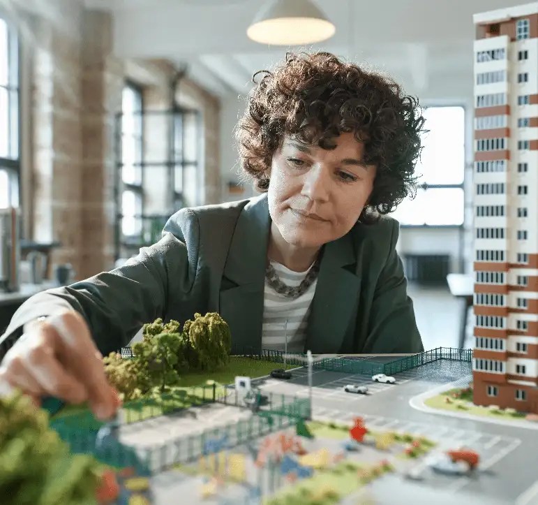 Architect Planning New Construction Project