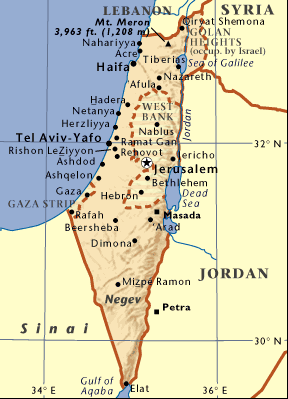 Zijn de gazastrook en westbank bezette gebieden?