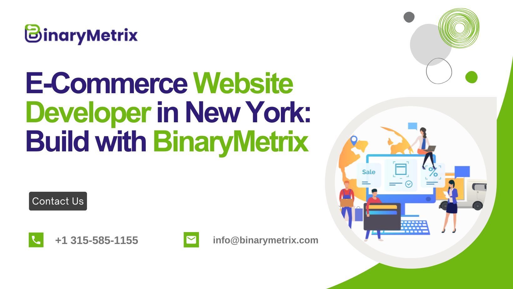 E-Commerce Website Developer in New York: Build with BinaryMetrix