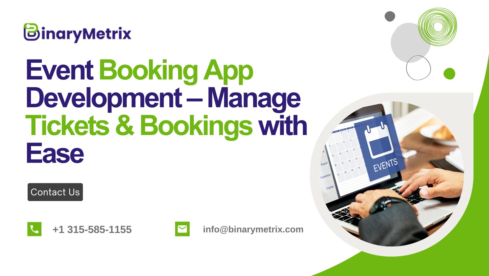 Event Booking App Development – Manage Tickets & Bookings with Ease