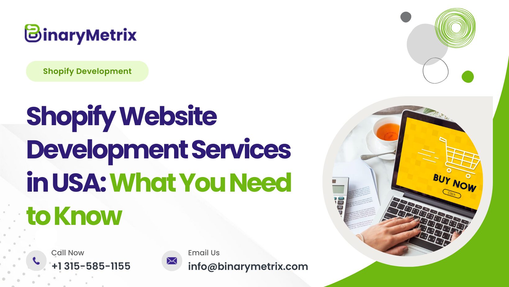 Shopify Website Development Company in USA – BinaryMetrix