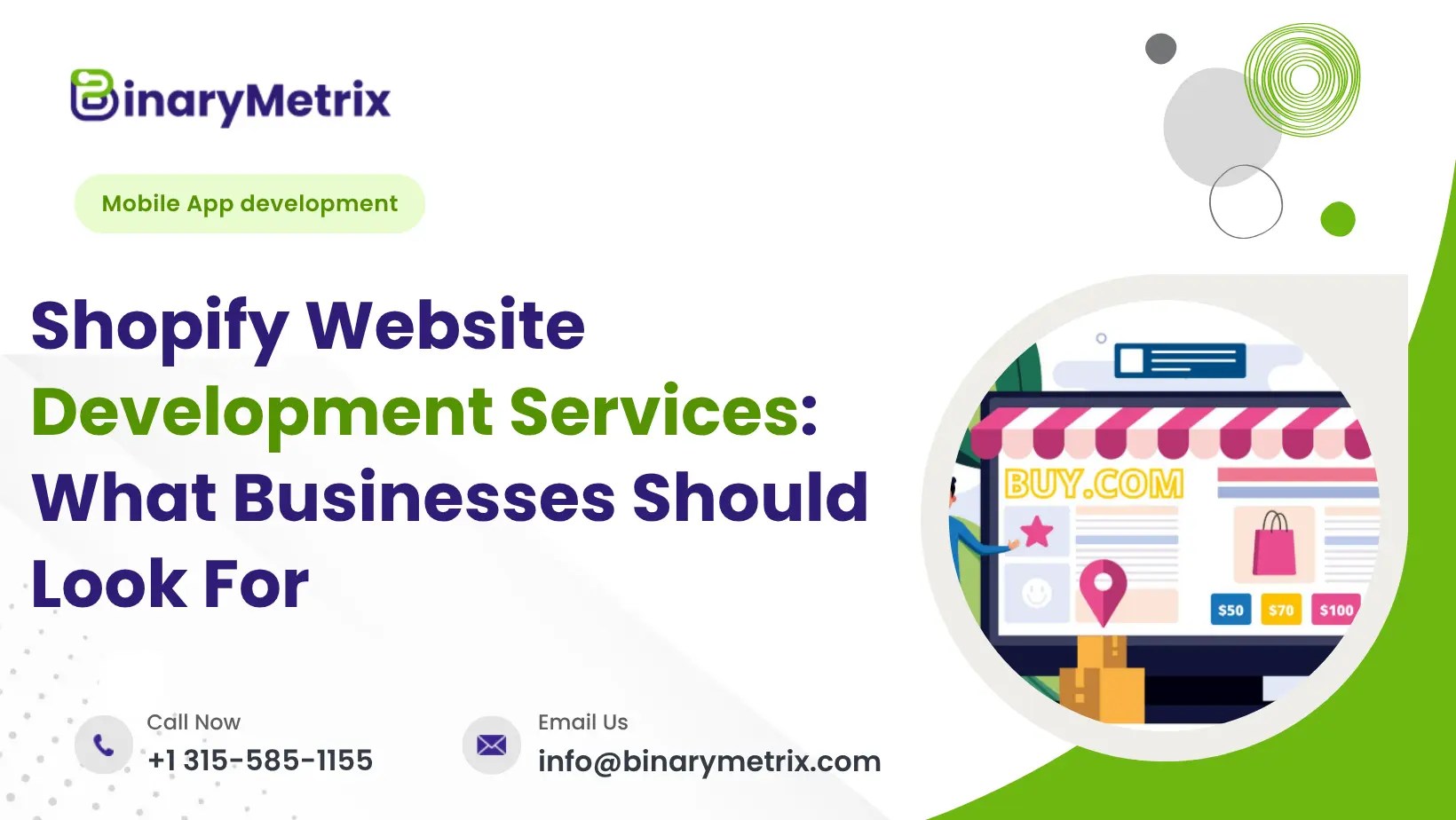 Shopify Website Development Services: What Businesses Should Look For - BinaryMetrix