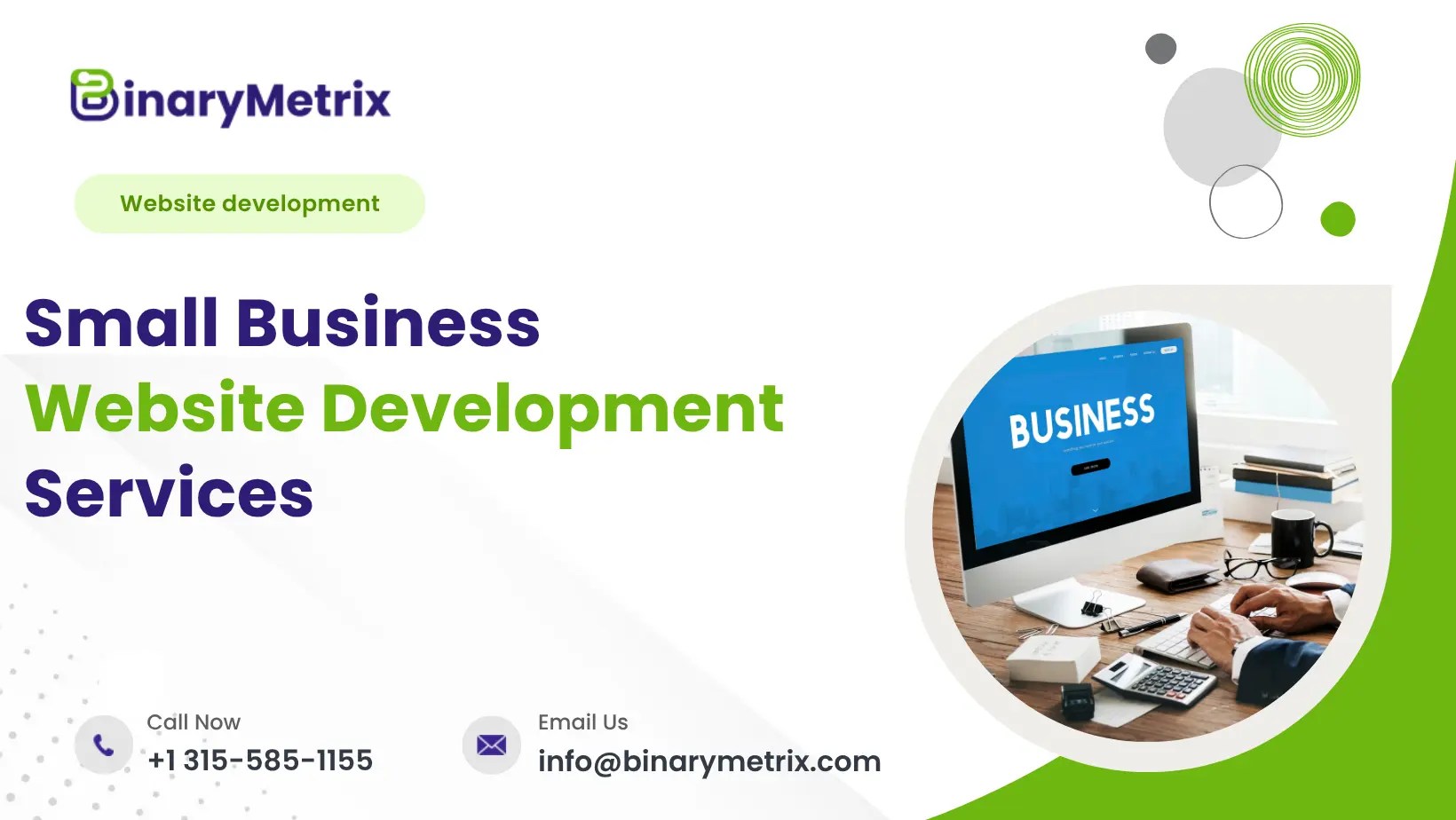 Small Business Website Development Services: Affordable Solutions to Launch Your Business Online - BinaryMetrix
