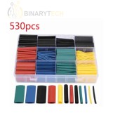 Gaine thermorétractable 1mm jusqu'à 10mm 530pcs