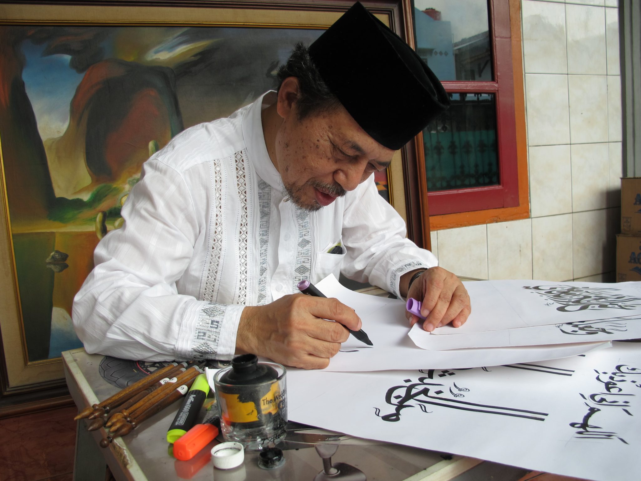 Dapatkan Gambar Relief Kaligrafi Tauhid 3 Dimensi Pusat Kaligrafi Indonesia Terbaru by Lampunghits.com