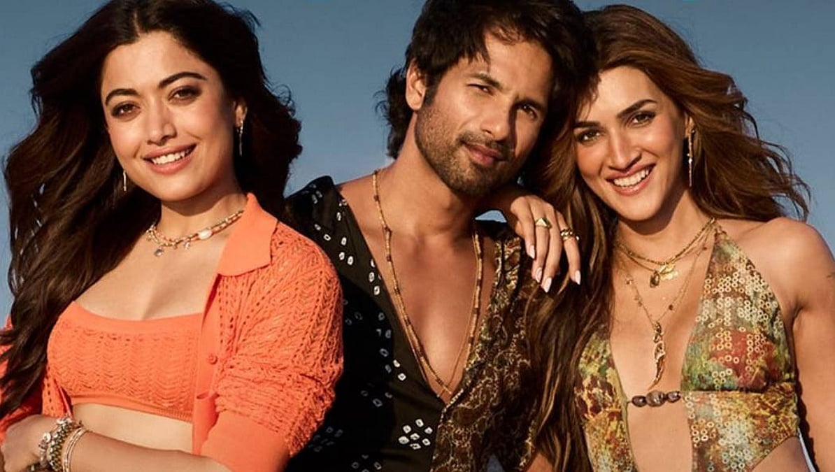 Rashmika Mandanna, Shahid Kapoor and Kriti Sanon in Cocktail 2
