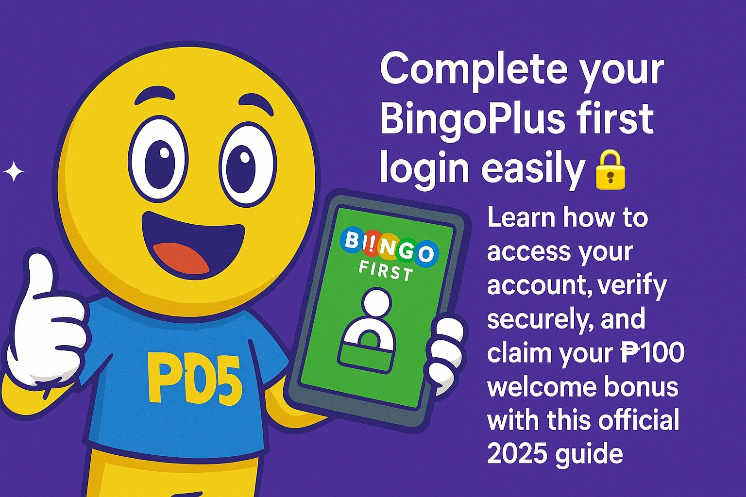BingoPlus first login