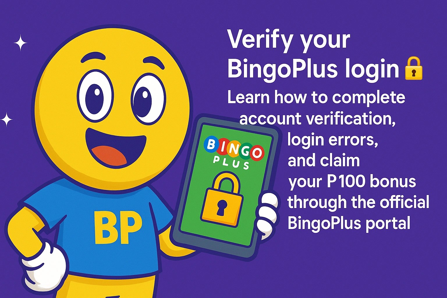 BingoPlus login verification