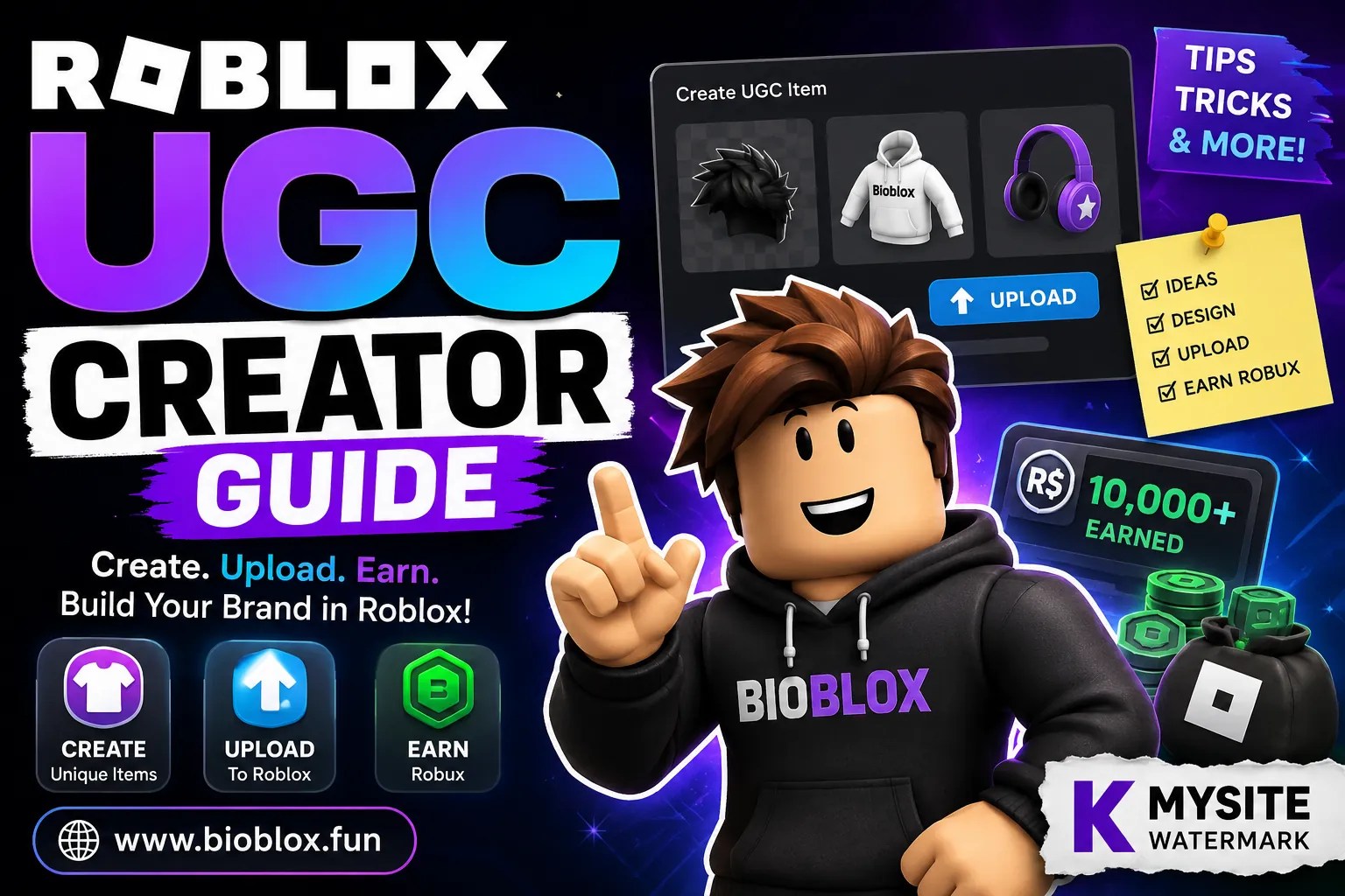 How To Become A Roblox UGC Creator In 2026 Full Guide BioBlox BioBlox Roblox Ugc Creator Guide.webp