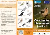 Fiche de comptage d'oiseaux