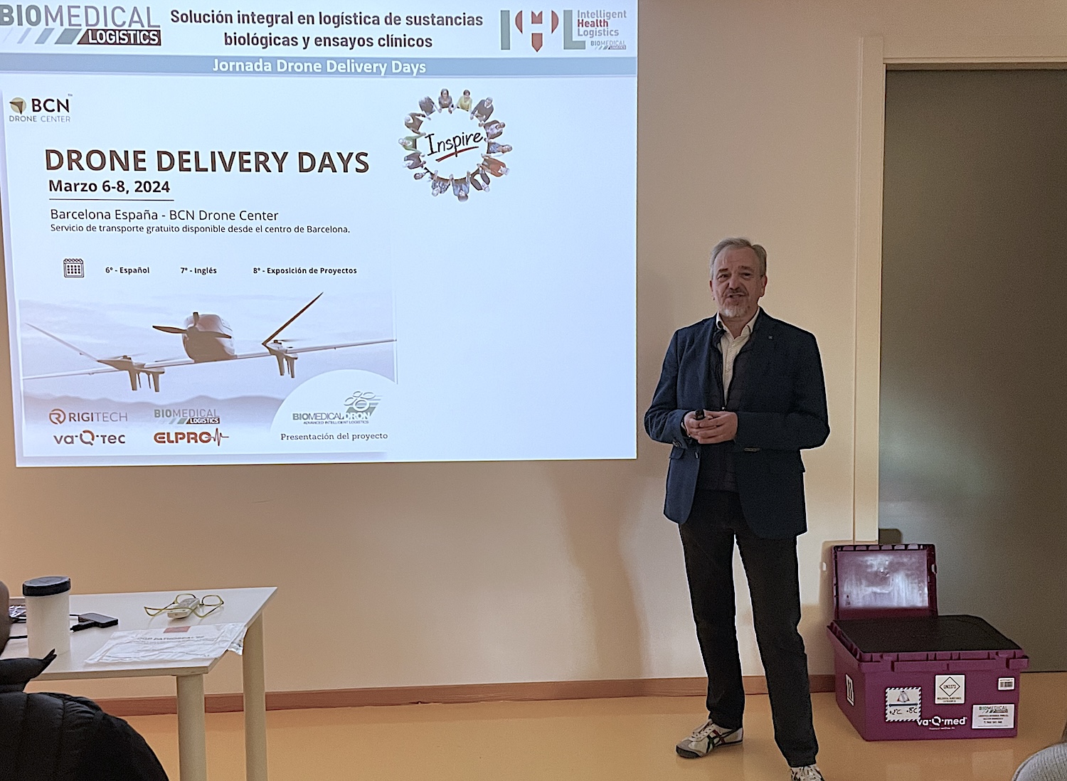 Revolución en el aire: Presentamos Biomedical Dron en los Drone Delivery Days 2024