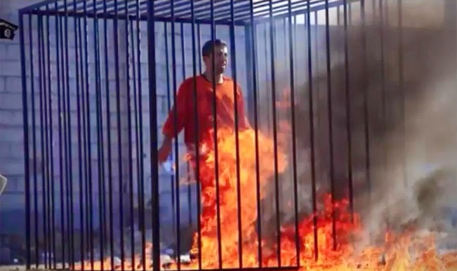 Jordanian pilot - Burned Alive