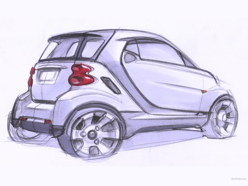 картинки как рисовать машину