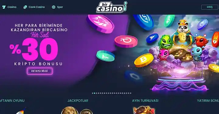 BirCasino İnceleme: Güvenilirlik, Bonuslar ve Oyun Seçenekleri! BirCasino hakkında detaylı incelememizi okuyun. Güvenilirlik, bonuslar, çevrim şartları ve oyun seçenekleri gibi konularda kapsamlı bilgi edinin. BirCasino ile ilgili tüm merak ettiklerinizi burada bulabilirsiniz.