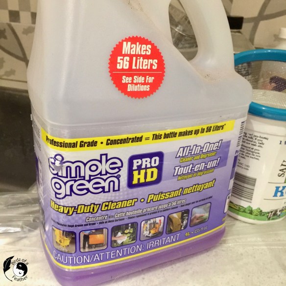 Simple Green cleaner used for how to clean brass hardware