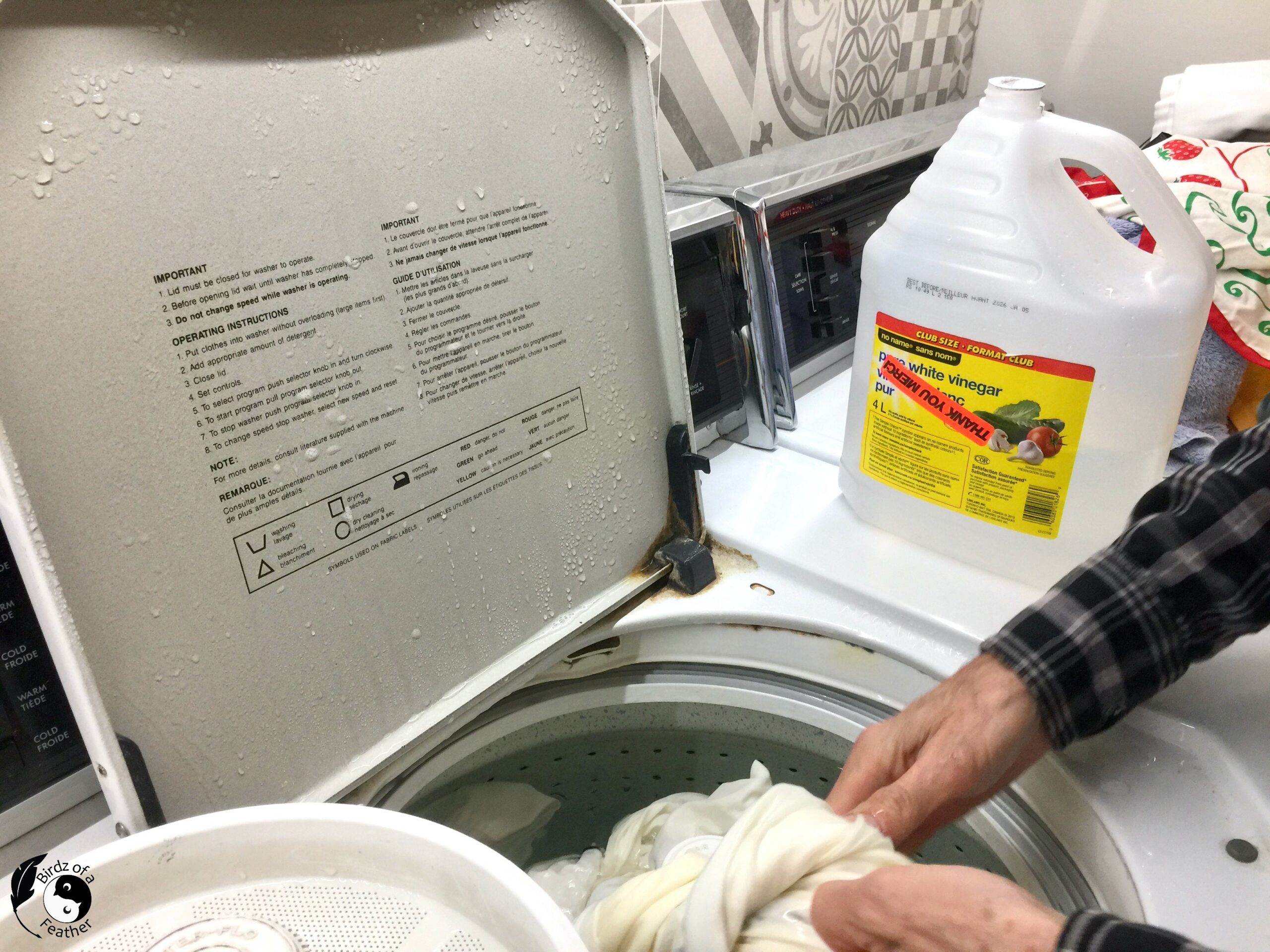 How to Whiten Sheets Birdz of a Feather