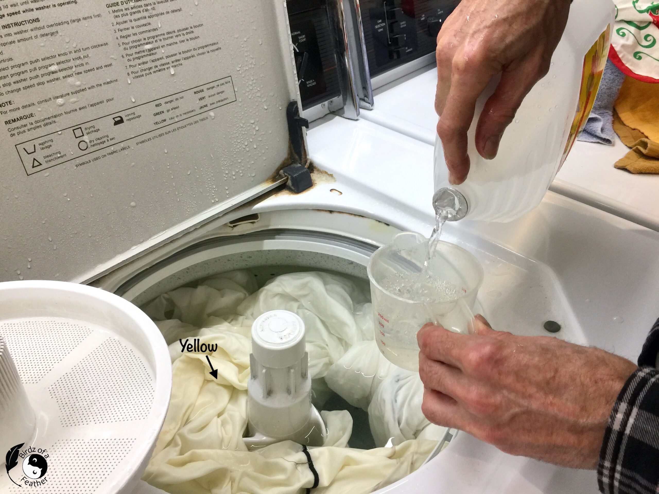 How to Whiten Sheets Birdz of a Feather