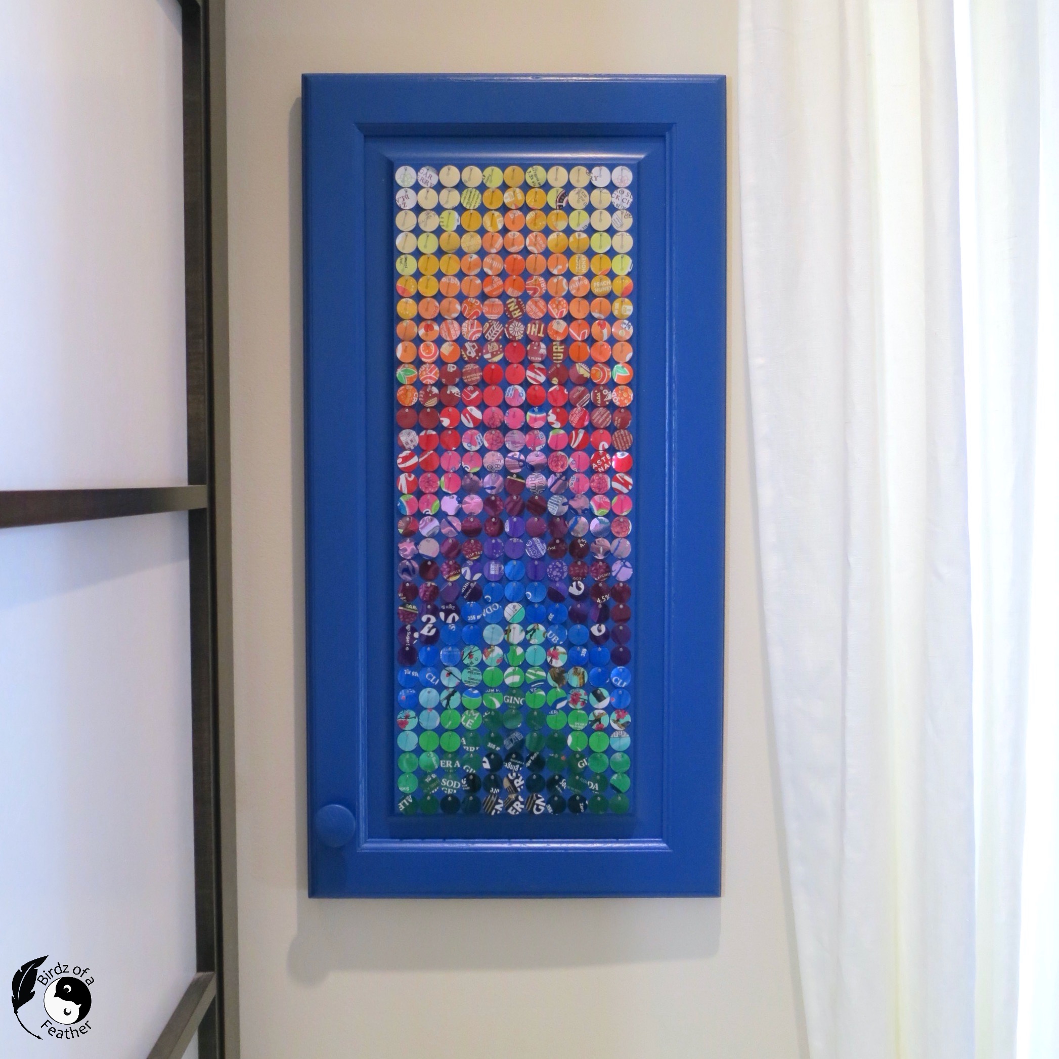 Cabinet door art