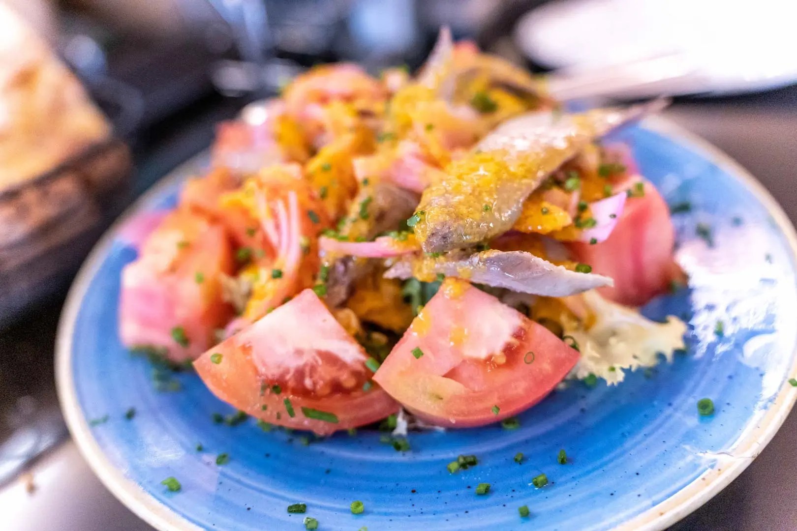 Ensalada de tomate y ventresca