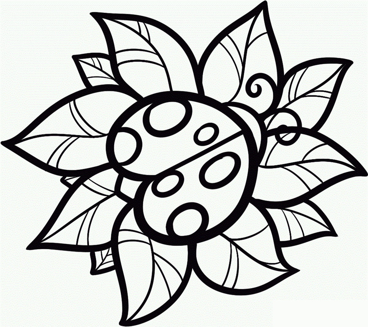 Ladybug coloring pages