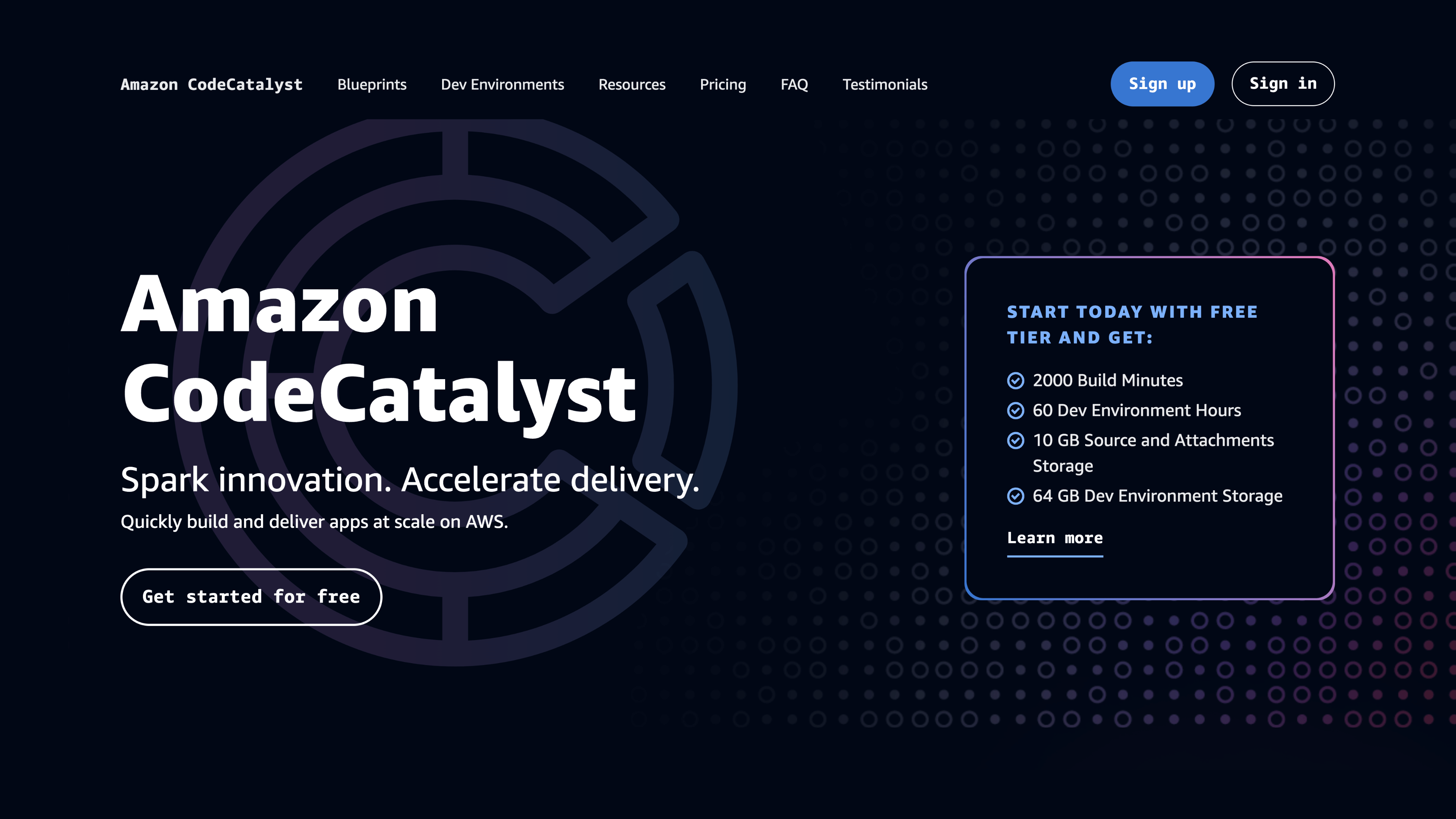 Amazon CodeCatalyst Logs
