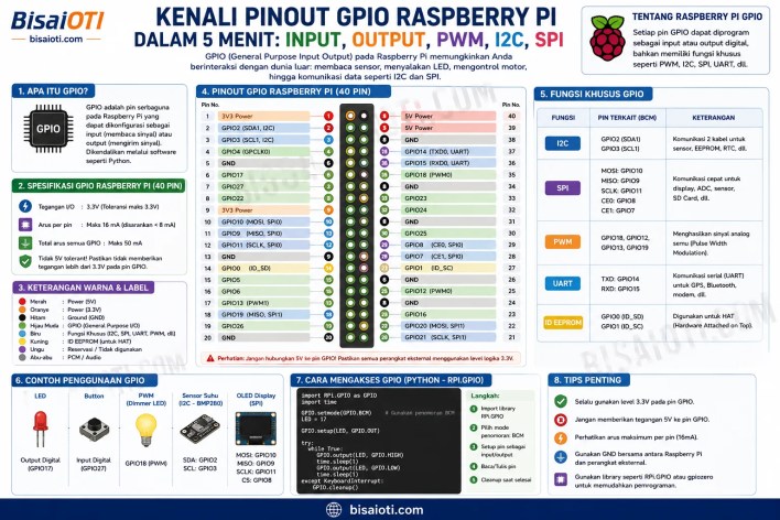 Pinout GPIO Raspberry Pi
