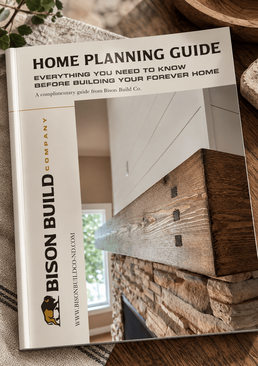 Home Planning Guide book cover from Bison Build Company