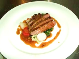 若狭牛もも肉のソテー