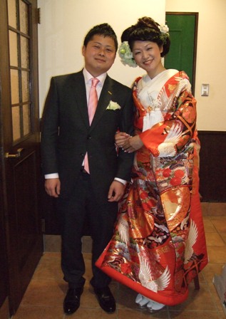 御婚礼のお席にて