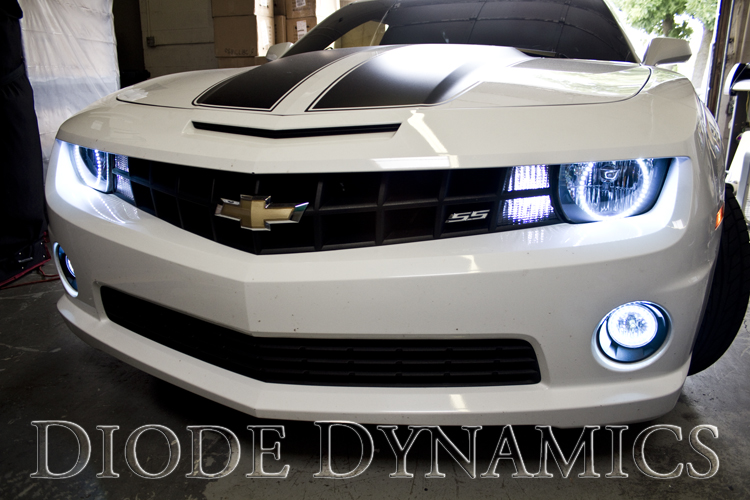 Camaro Angel Eyes Halo Headlights Fog Light Kits Install