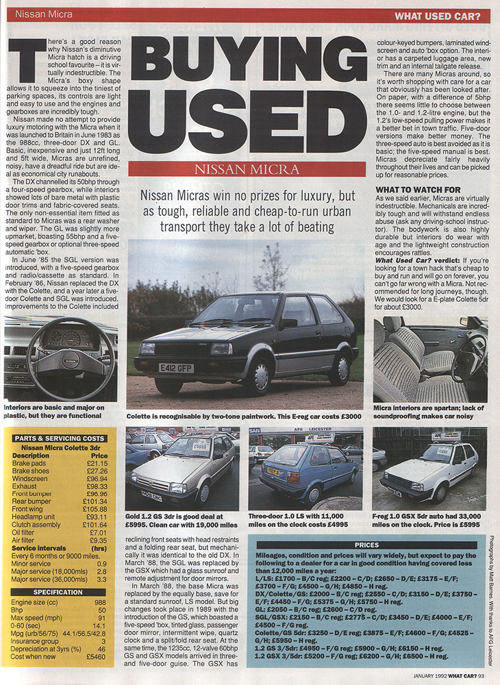 Oem part number, required per car, production period, speccode, exterior, interior, applies for models, notes, replacements . Nissan Micra Parts