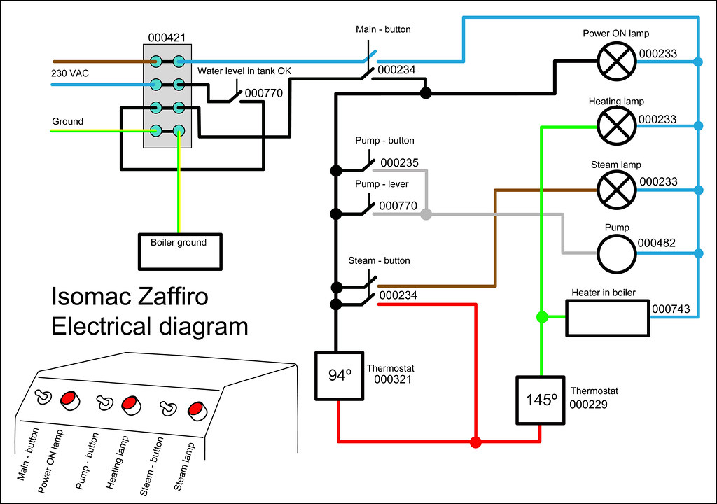 Refrigerator electrical diagram