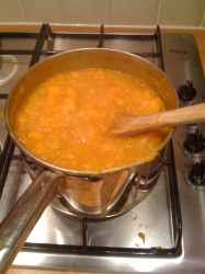 pumpkin soup cook cooker pressure