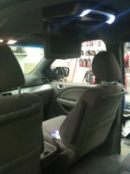 audiovox odyssey honda alarm dvd overhead unit pursuit prestige installed combo alarms