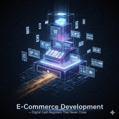 E-Commerce Development — Digital Cash Registers That Never Close